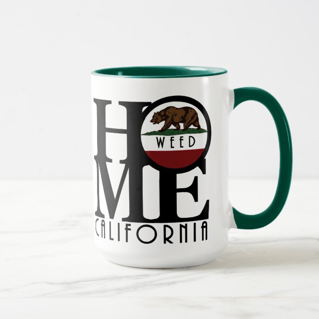 Caneca HOME Weed California 15oz (Direita)