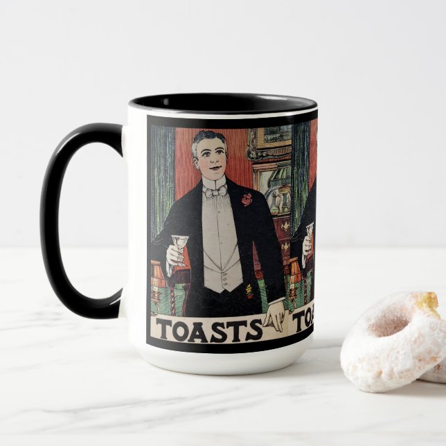 Caneca Homem Bonito Vintage Cultura Coquetel (Com Donut)