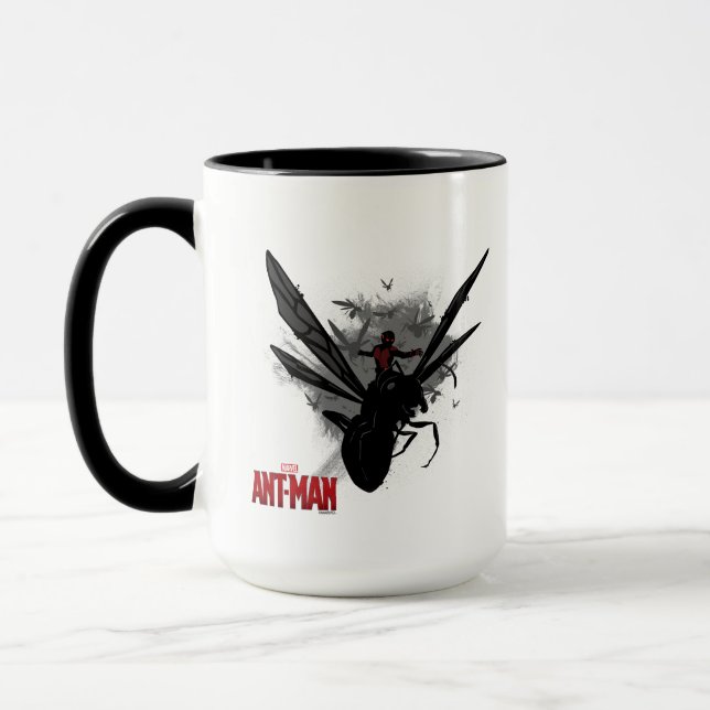 Caneca Homem-Formiga Voando Com O Exército Da Formiga (Esquerda)