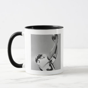 Caneca Homem que joga o futebol