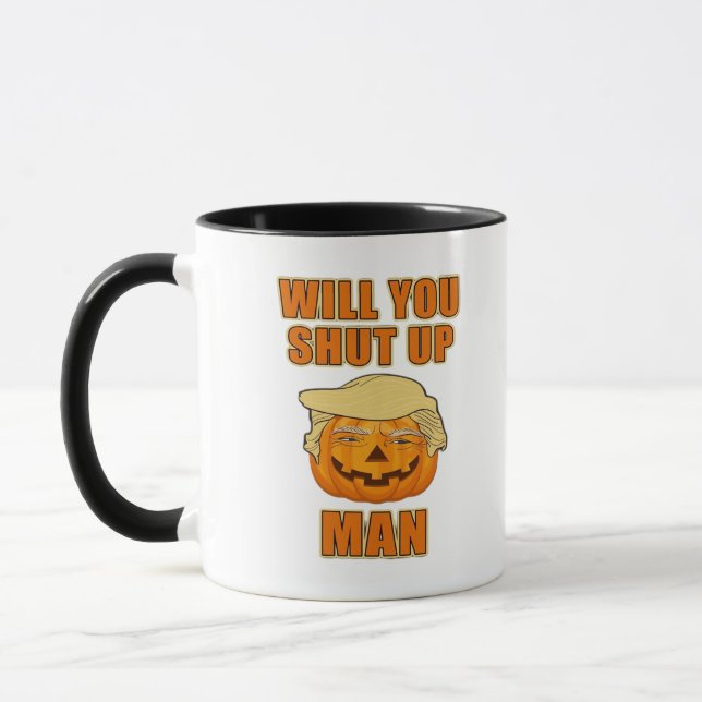 Caneca Homem, Trumpkin Halloween (Esquerda)