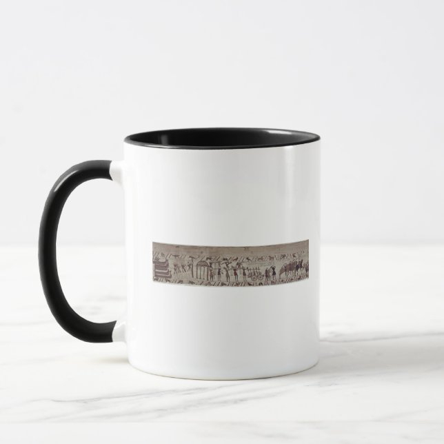 Caneca Homens que levam os braços aos navios e que puxam (Esquerda)