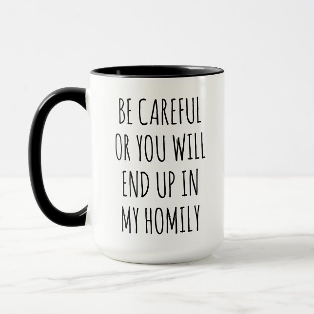 Caneca Homilias Engraçadas Personalizadas Presente, Parce (Esquerda)