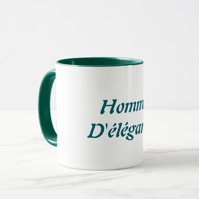Caneca Homme D'élégance Mug (Frente Esquerda)