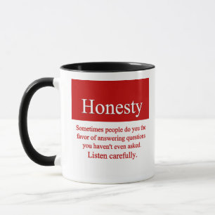 Caneca Honestidade Mug
