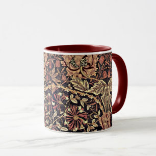 Caneca Honeysuckle, um design de colheita William Morris
