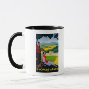 Caneca Honore Les Bains Vintage Poster Europe
