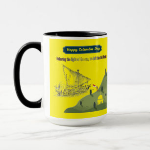 Caneca Honra ao amarelo de Colombo