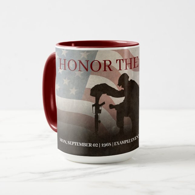 Caneca Honrar os Caídos (Frente Esquerda)