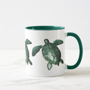 Caneca Honu - Tartaruga do Mar Verde