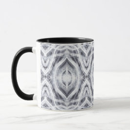 Caneca Hope Abstract Black and White Watercolor Art