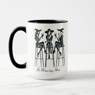Caneca Hora de Beber Vinho, Noite de Vinho das Bruxas Ele