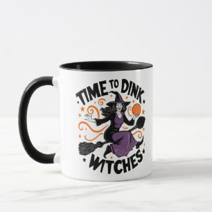 Caneca Hora de Dink Witches Spookleball no Dia das Bruxas