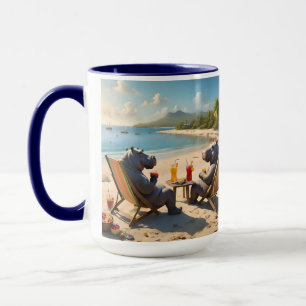 Caneca Hora de Hippo: Coquetéis de Beachside e Bons Tempo