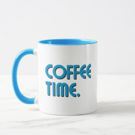 Caneca Hora do Café | Café Simples Minimalista Diário