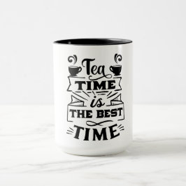 Caneca hora do chá é a melhor hora - Sip and Savor