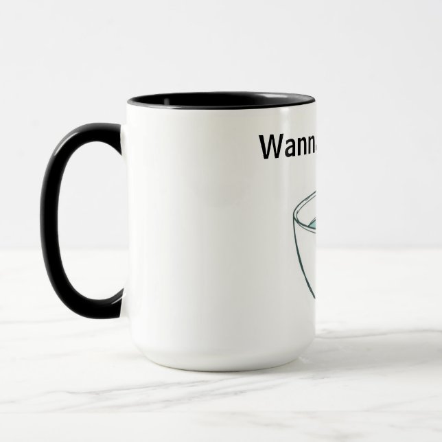 Caneca Hora do Chá Excêntrica Chá Personalizado (Esquerda)