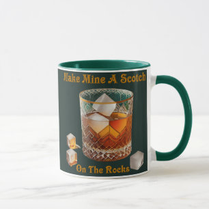 Caneca Hora do Coquetel Faça do Meu um Uísque Escocês com