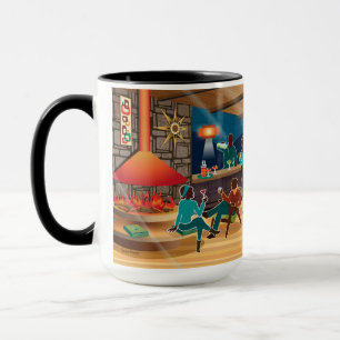 Caneca Hora Moderna do Cocktail do meio século