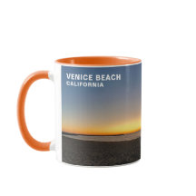 Horário do ouro do Sol - Praia de Veneza, CA Mug