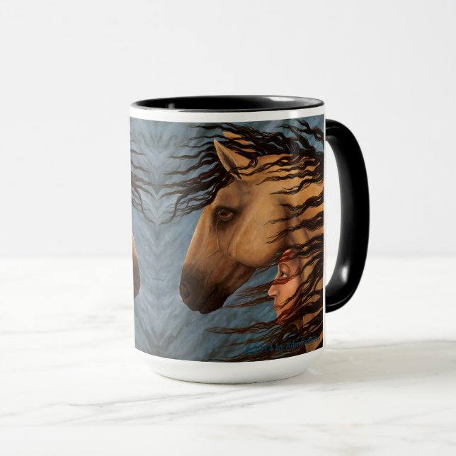 Caneca Horse e Mulher (Frente Esquerda)