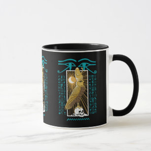 Caneca Horus Falcon Antigo Egito Ilustração de Deus