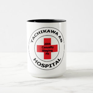 Caneca Hospital de Japão da base aérea de Tachikawa