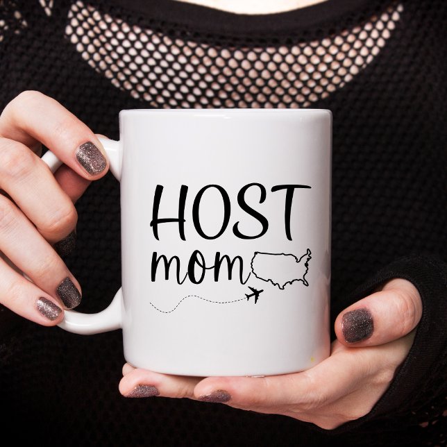 Caneca Host Personalizado Mãe Mug, Au Pair Gift, Host Mãe (Criador carregado)