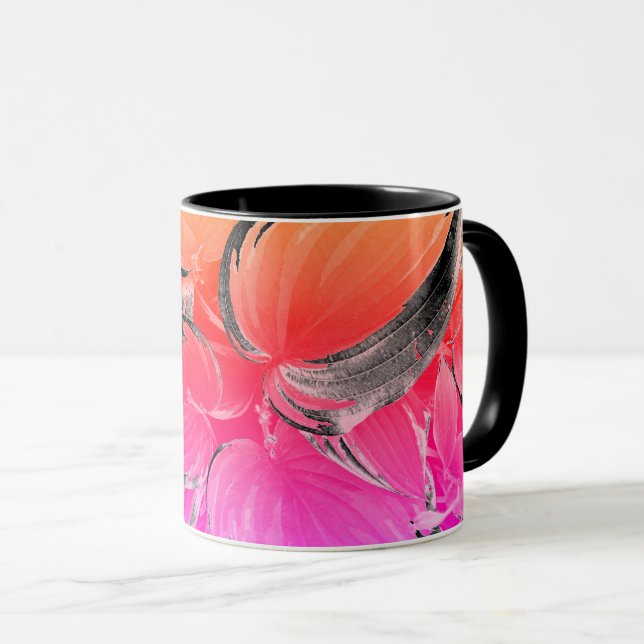 Caneca "Hostas" Mug (Frente Esquerda)
