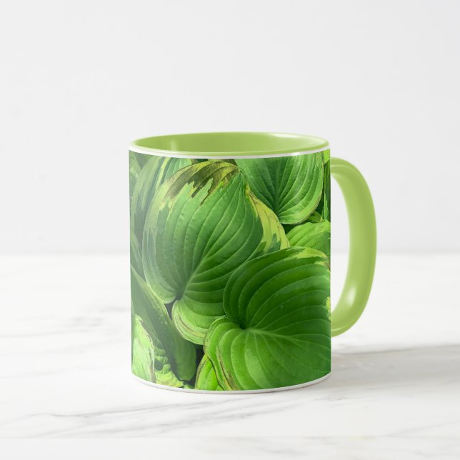 Caneca "Hostas" Mug (Frente Esquerda)
