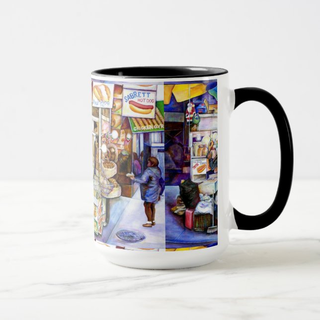 Caneca Hot Dog Deus, Nova York (Direita)