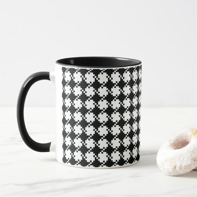 Caneca Houndstooth Mug (Com Donut)