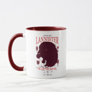 Caneca House Lannister - Ouça-me Roar