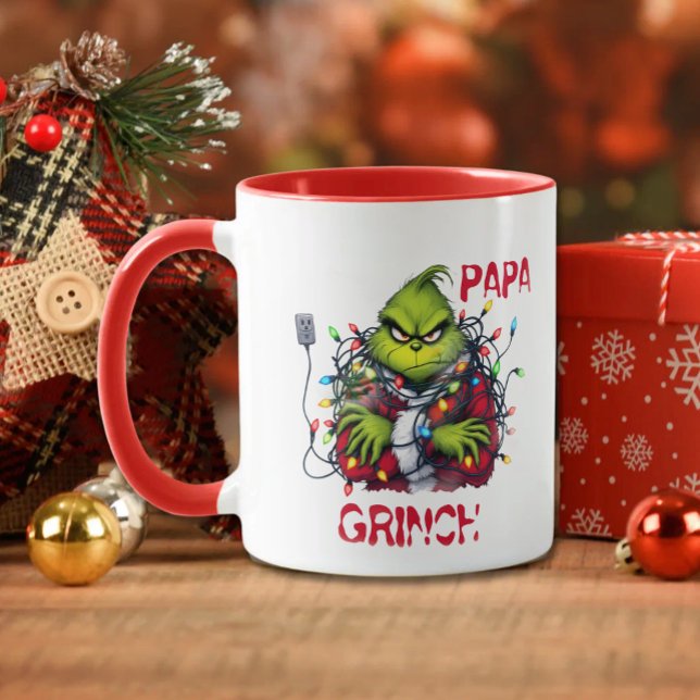 Caneca How Grinch Stole ChristmasIPapa Grinch Mug (Criador carregado)