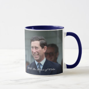 Caneca HRH o príncipe de Gales