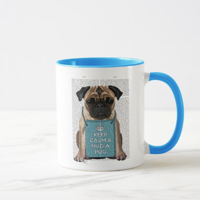 Caneca Hug a Pug (Direita)