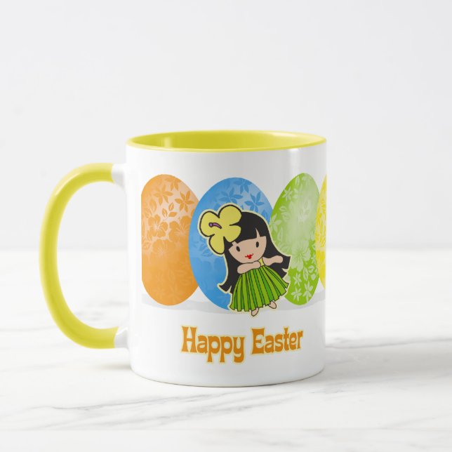 Caneca Hula Girl Easter Ovogs (Esquerda)