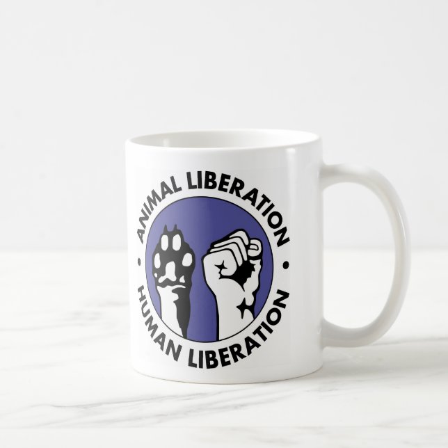 Caneca humana do liberal do liberal animal (Direita)