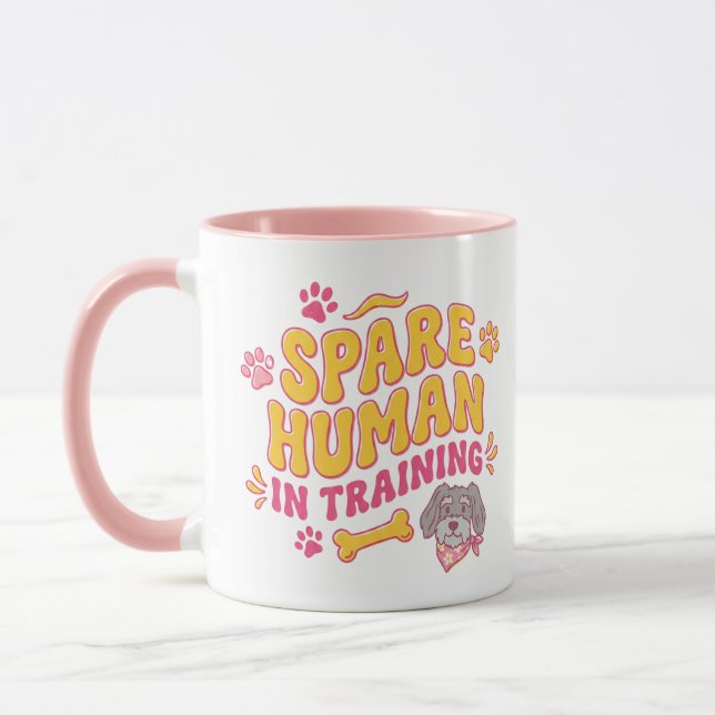 Caneca humana sobressalente personalizada com nome (Esquerda)