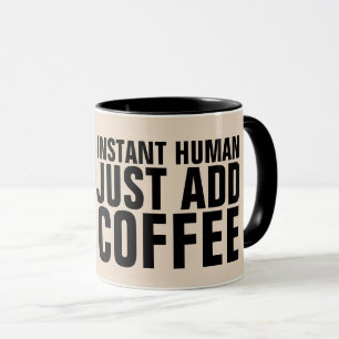 CANECA HUMANO INSTANTE ACRESCENTA MÚGS DE CAFÉ