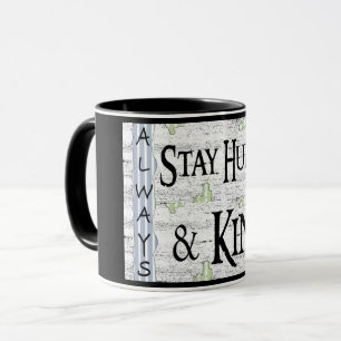 Caneca humilde & amável sempre da estada