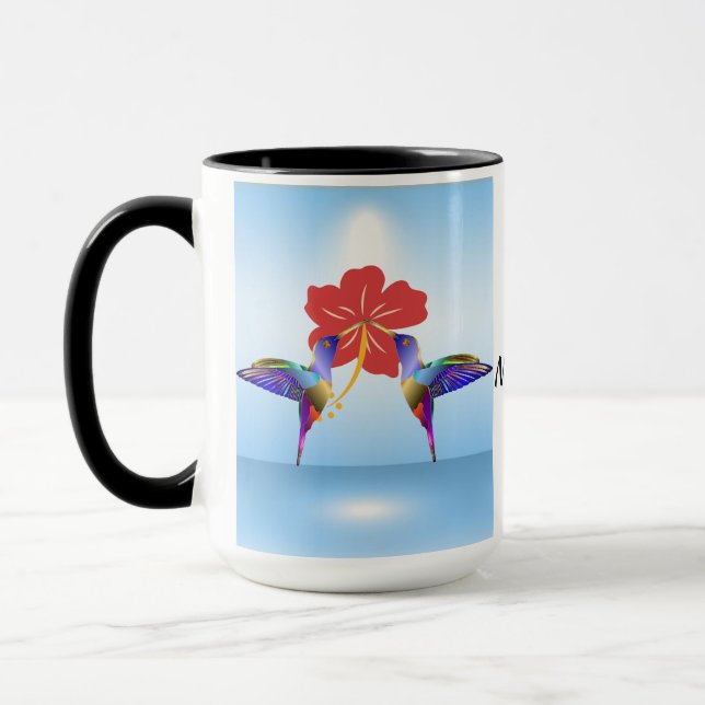 Caneca Hummingbird Haven - Mug Personalizável Para Alojad (Esquerda)