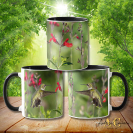 Caneca Hummingbird "na Rádio Vermelha Salvia"