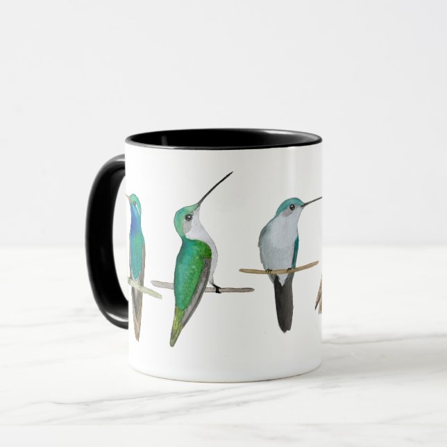 Caneca Hummingbird norte-americano (Frente Esquerda)
