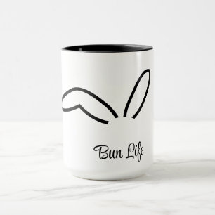 Caneca Humor Coelho Vida de Pão