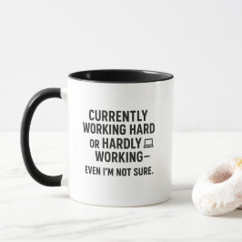 Caneca Humor de Trabalho Engraçado – Citação Sarcástica d