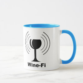 Caneca Humor de Vinho-Fi