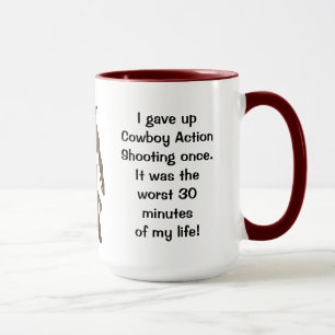 Caneca Humor Desistindo De Disparar