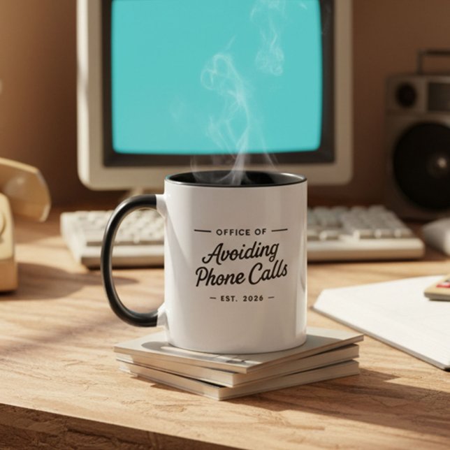 Caneca Humor Divertido para Trabalho em Casa  (Criador carregado)