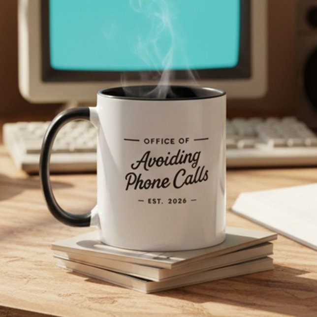 Caneca Humor Divertido para Trabalho em Casa  (Criador carregado)